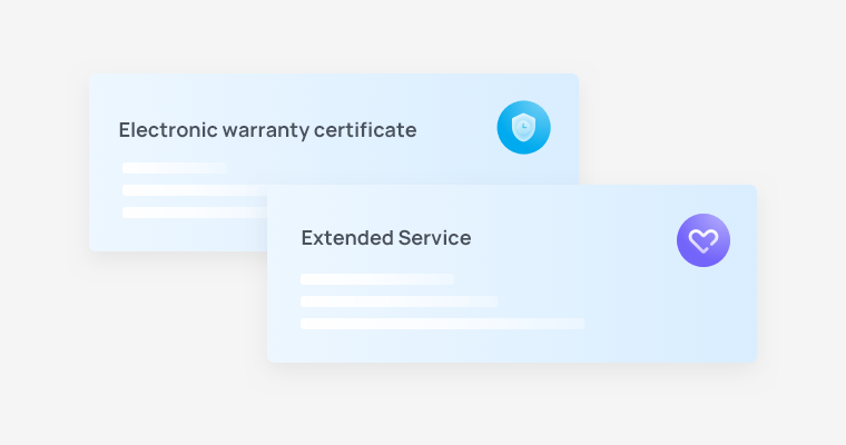 Seamless connection with warranty